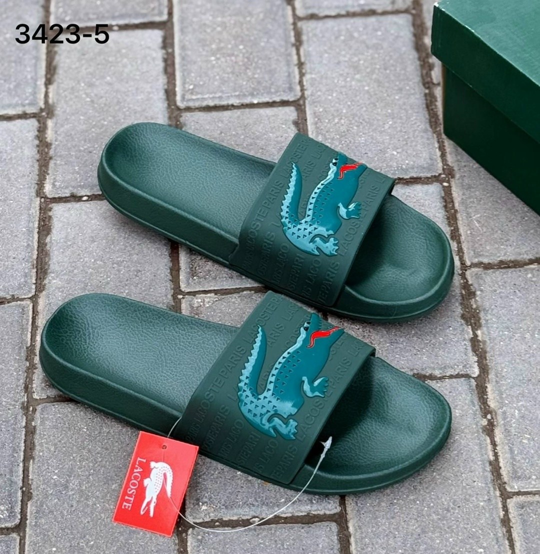 lacoste croco sliders in white,шлепанцы lacoste,шлепанцы лакост женские,шлепки лакост,шлепки лакост мужские