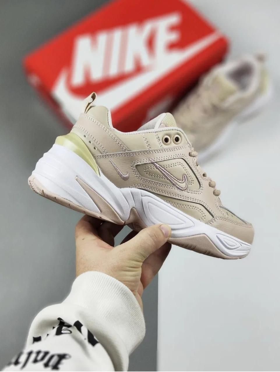 nike m2k tekno бежевые,женские кроссовки nike,кроссовки nike m 2 k tekno,кроссовки,кроссовки nike tekno