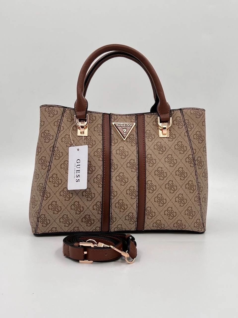 сумка guess,сумка guess коричневый,сумка женская guess hwqb8377060 темно-коричневая,cумка женская guess,сумки guess сумка