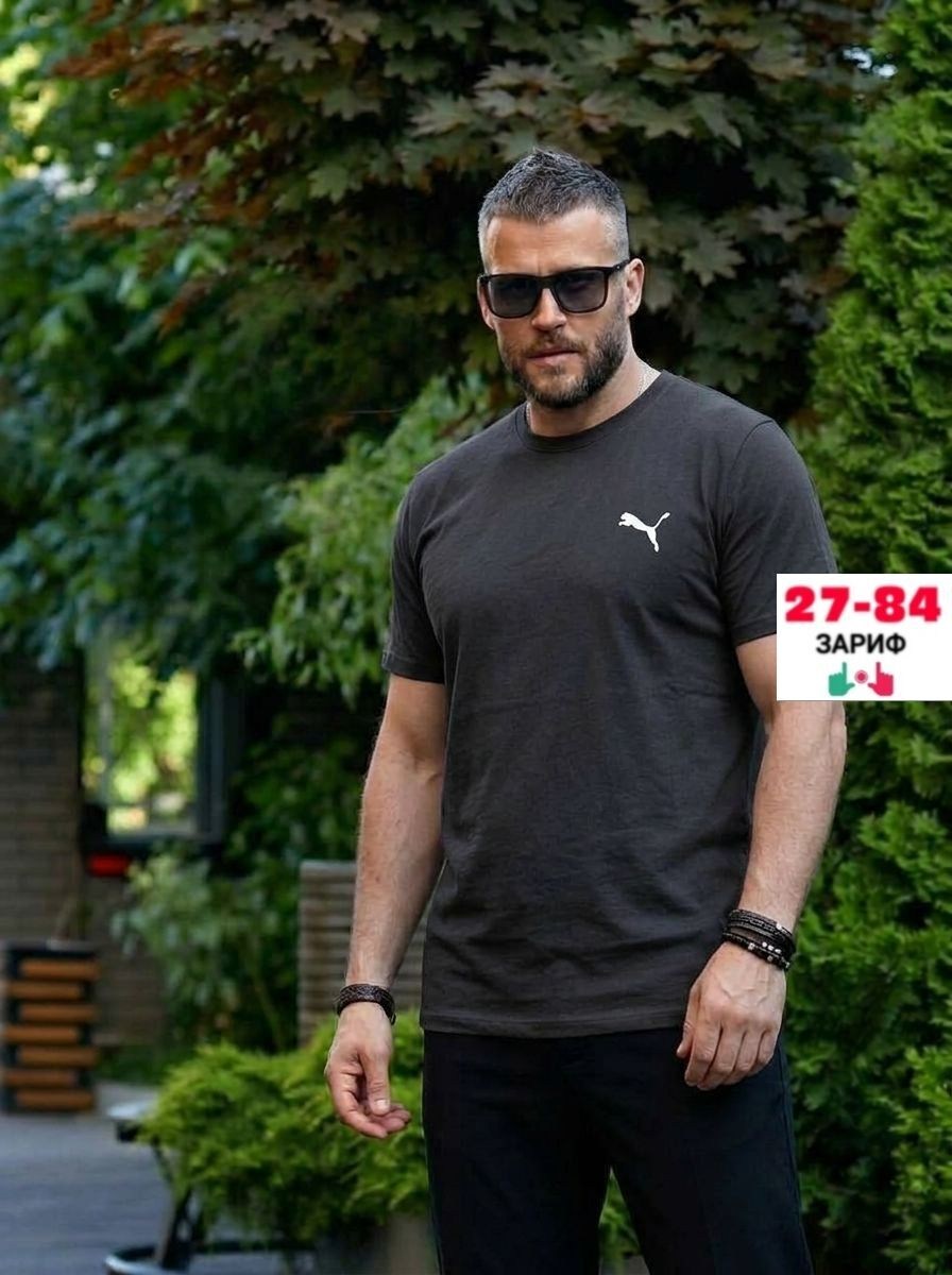 футболка мужская puma,футболка мужская,мужские футболки ,футболки для мужчин,мужская базовая футболка