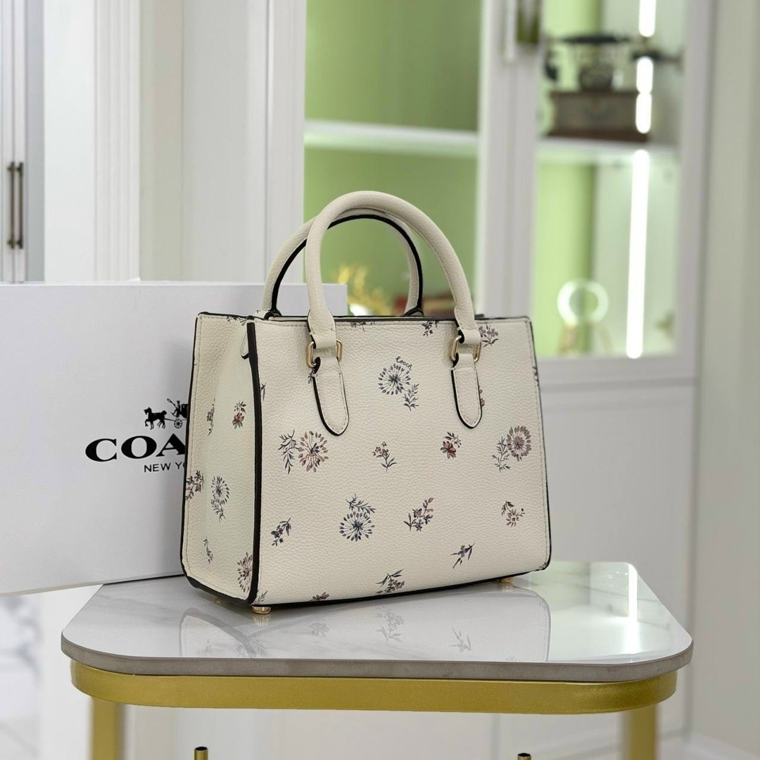 сумка женская coach,сумка coach,сумка,модная сумка,сумка coach с цветами