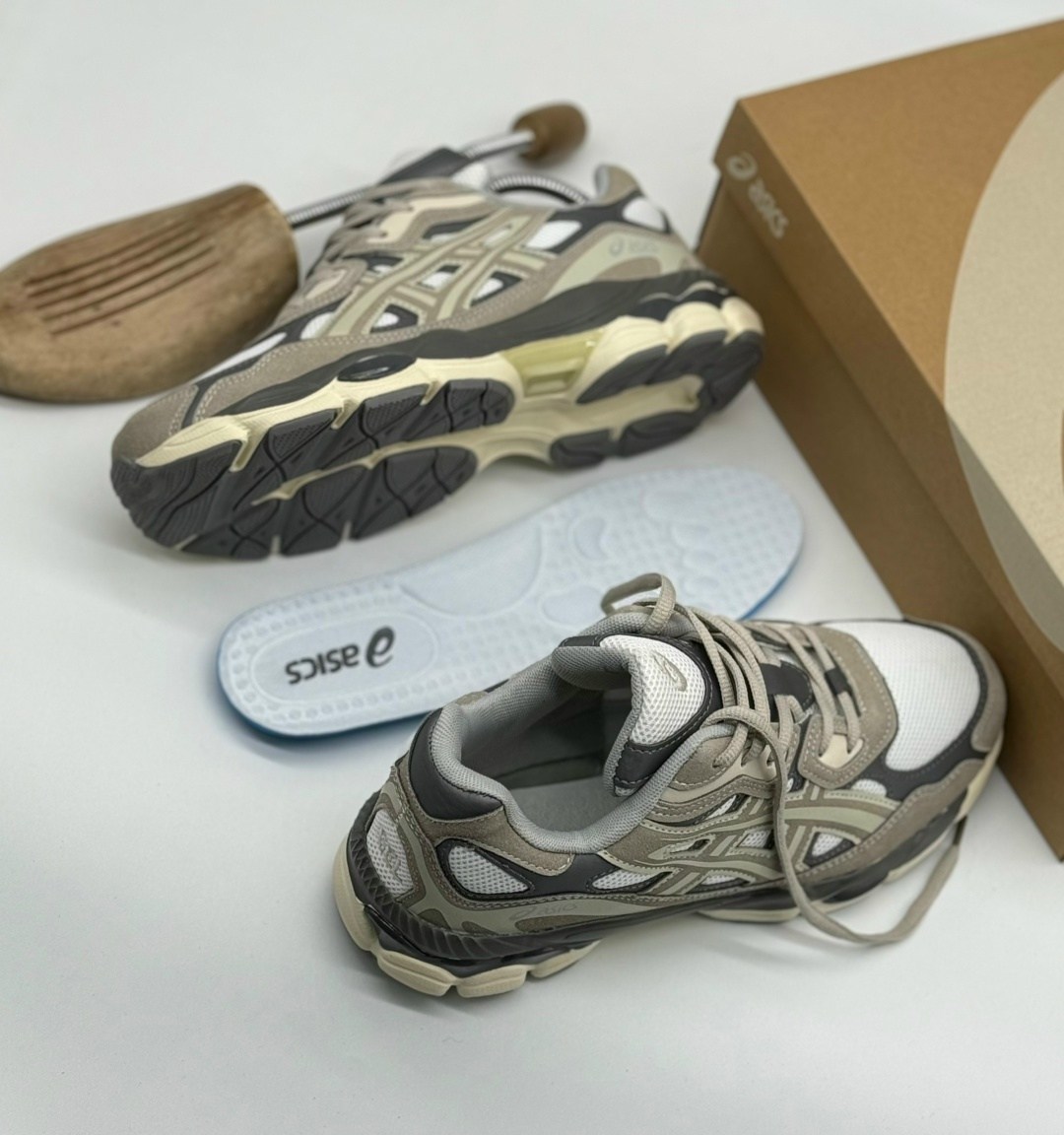кроссовки asics gel-nyc,кроссовки asics,asics кроссовки gel kahana 8,кроссовки asics gel-nyc цвет бежевый размер 46 eu,мужские кроссовки asics