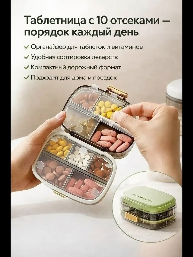 органайзер для таблеток,коробка для таблеток,контейнер для таблеток,таблетки витамины,таблетница органайзер