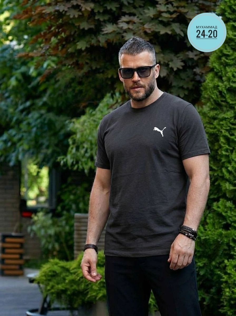 футболка мужская,футболка мужская puma,футболки для мужчин,футболка мужская черная,поло мужское футболка