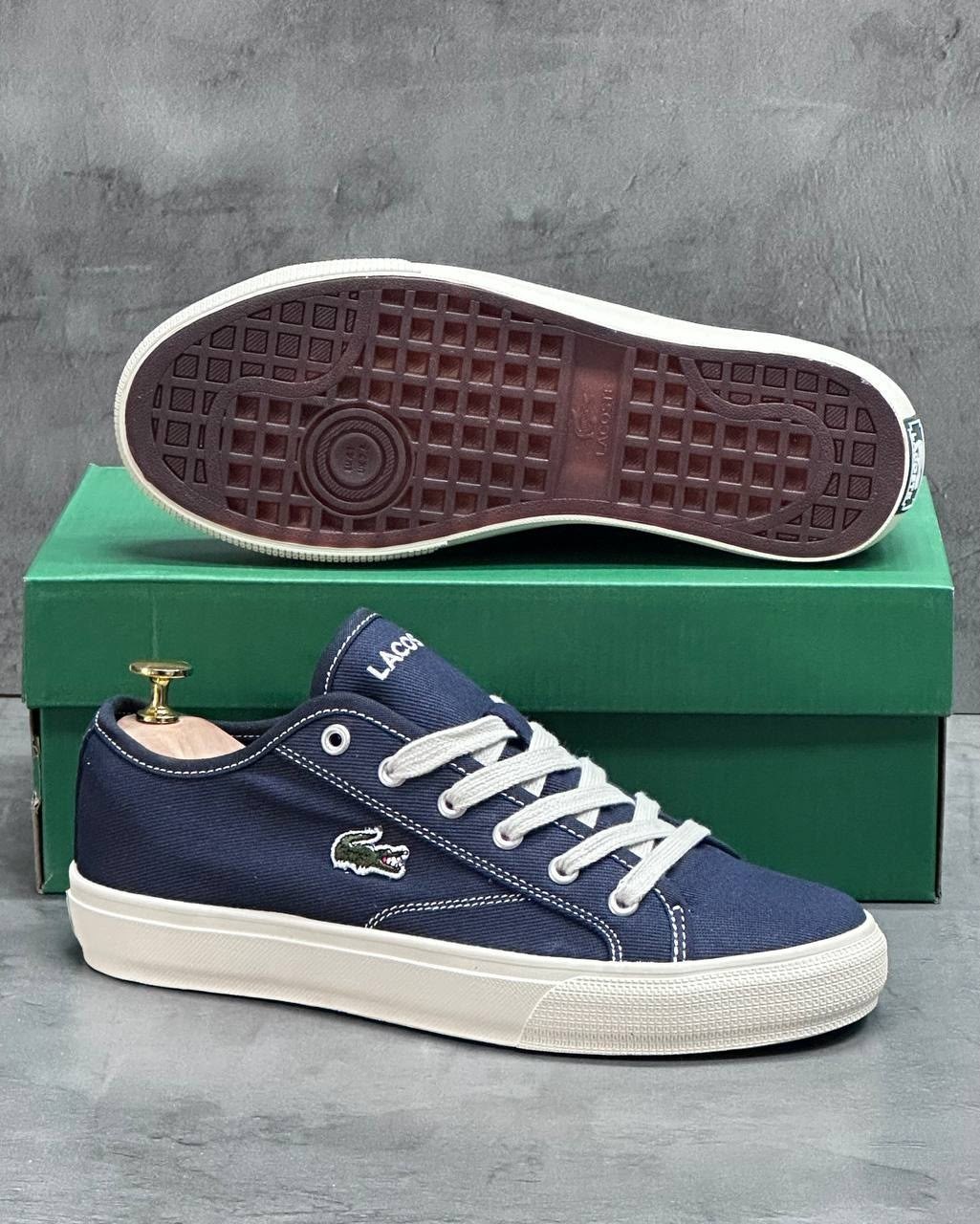 кроссовки lacoste,кеды lacoste,,кеды lacoste мужские синие,кеды lacoste low-top canvas shoes men's navy blue