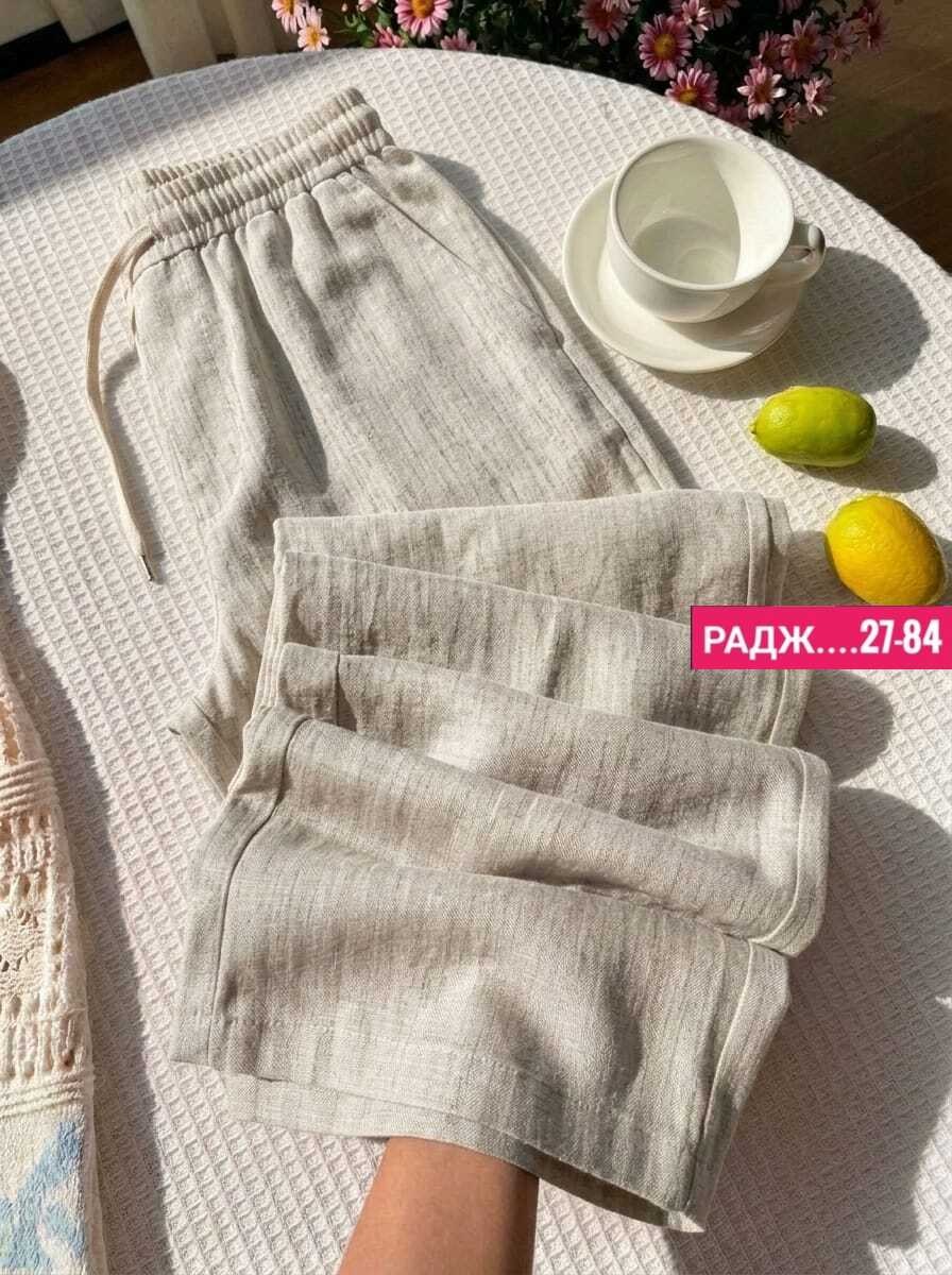 льняные брюки,брюки хлопковые,летние брюки льняные,льняные широкие брюки,повседневные брюки