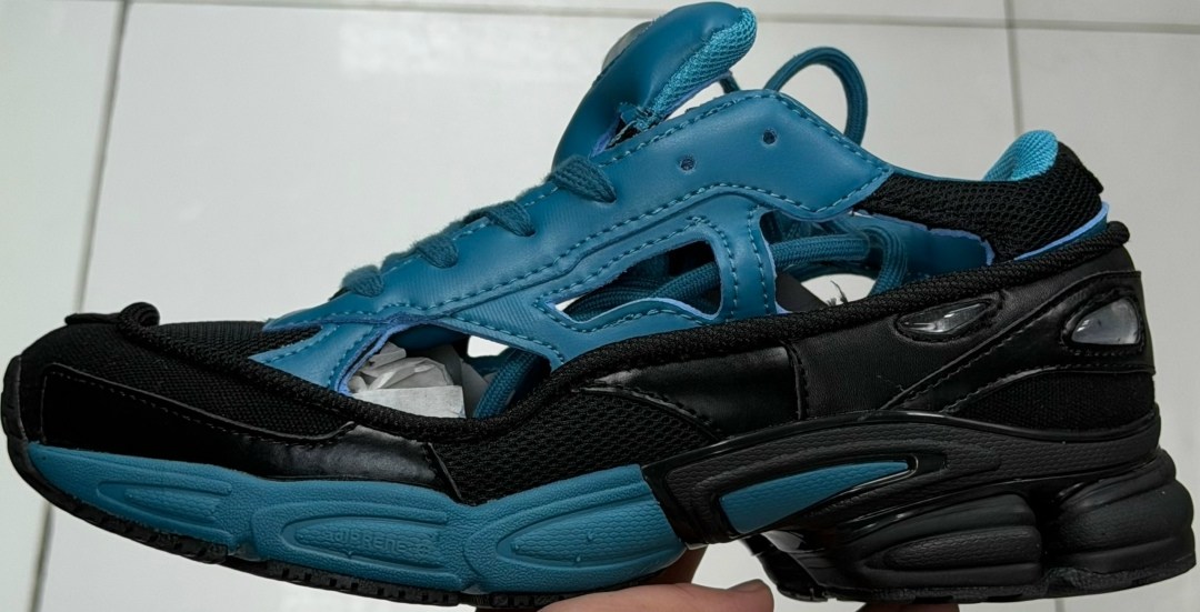 raf simons x adidas replicant ozweego,adidas rs replicant ozweego raf simons colonial blue,adidas x raf simons rs replicant ozweego limited edition teal black,adidas ozweego replicant x raf simons bla