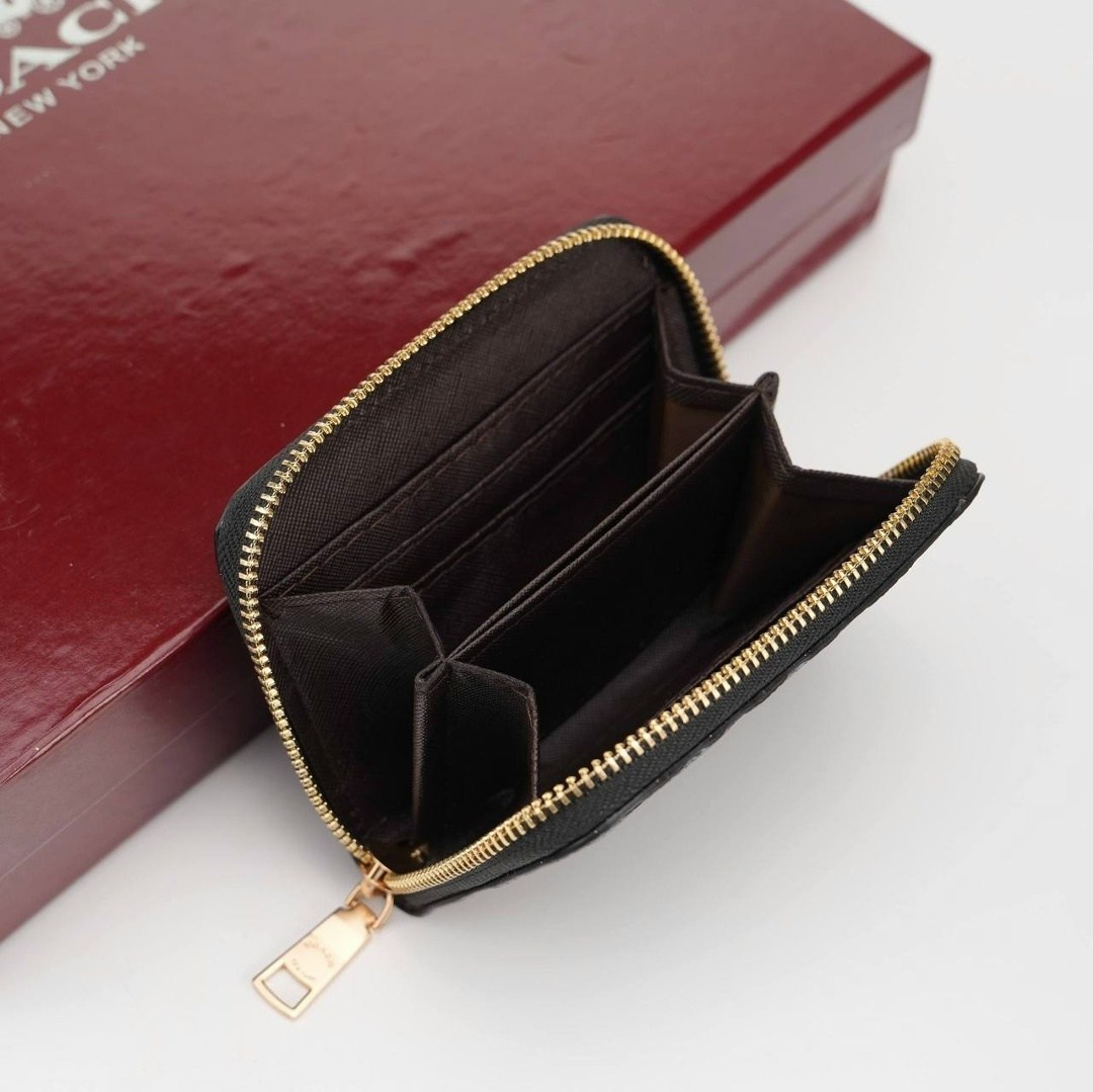 coach кошелек,кошелёк мини женский брендовый coach,набор кошелек,кошелек стильный,подарочная коробка