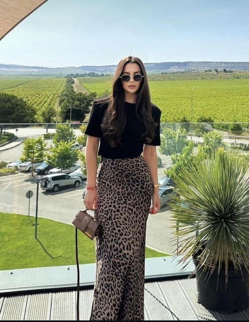 юбка леопардовая,leopard midi skirt outfit summer,casual outfits,юбка леопард миди,юбка с леопардовым принтом