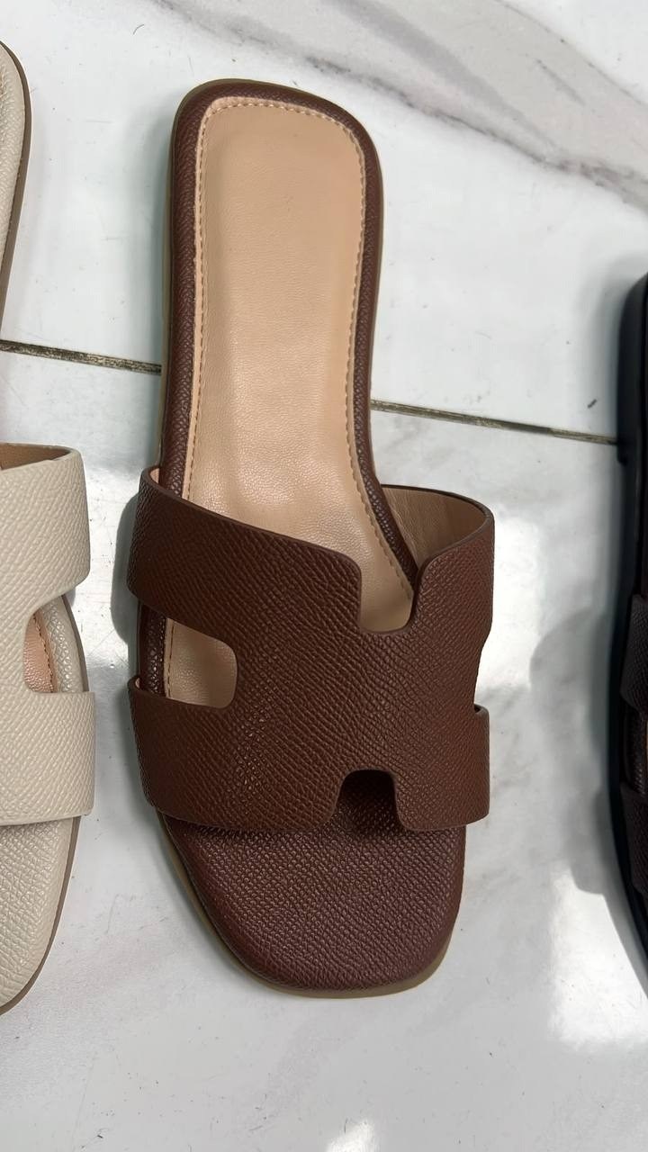 шлепки эрмес коричневые,,шлепки hermes женские,шлепки гермес женские,шлепанцы женские