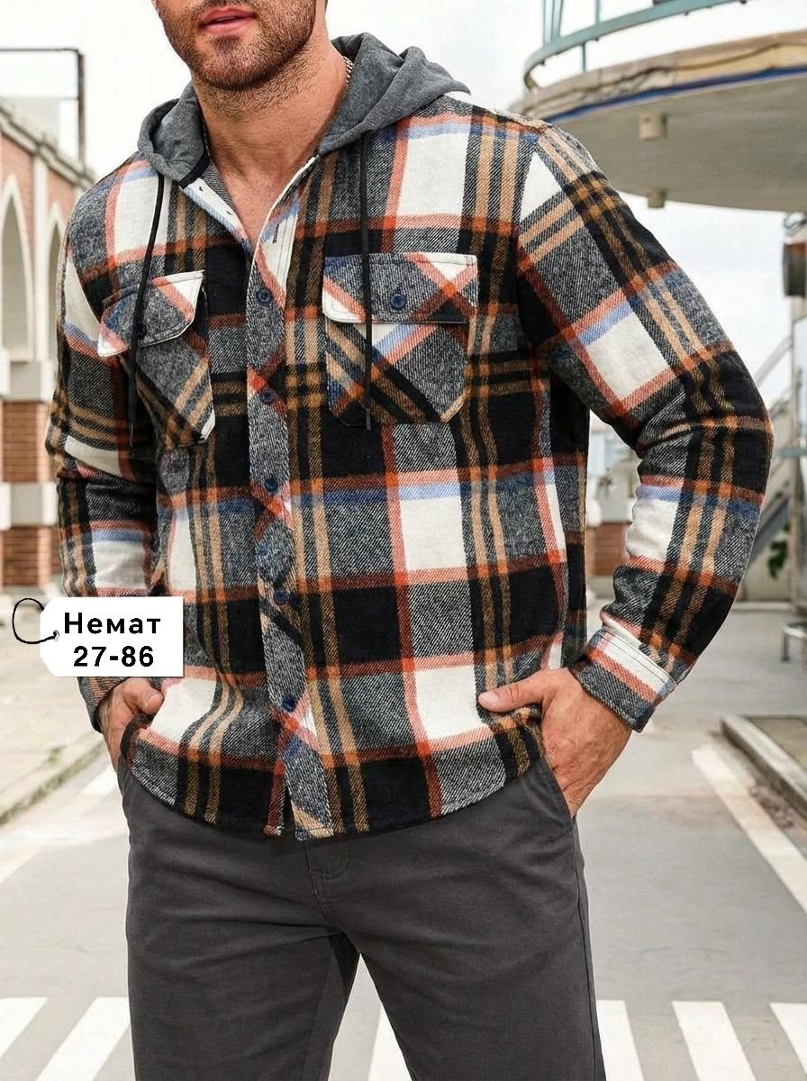 рубашка с капюшоном,рубашка мужская с капюшоном,мужская рубашка,флисовая рубашка,рубашка теплая мужская