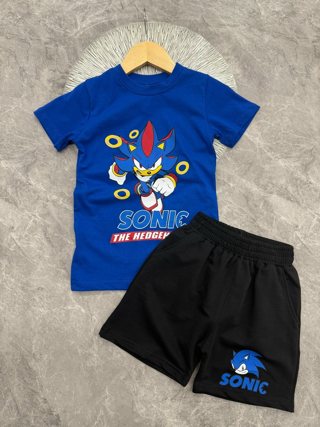 одежда с соником для детей,одежда для мальчика,sonic sonic,комплект одежды,костюм для мальчика