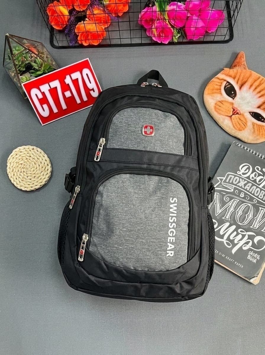 рюкзак swissgear,швейцарский рюкзак swissgear,городской рюкзак swissgear,swissgear водонепроницаемый швейцарский рюкзак,рюкзак swissgear 8810 черно-серый