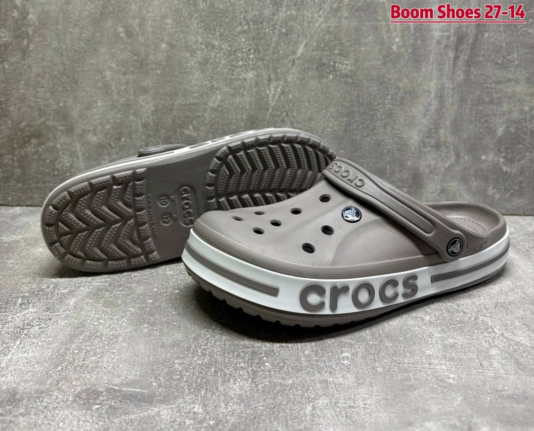 сабо crocs,кроксы мужские,сабо crocs bayaband цвет серый,крокс мужские,