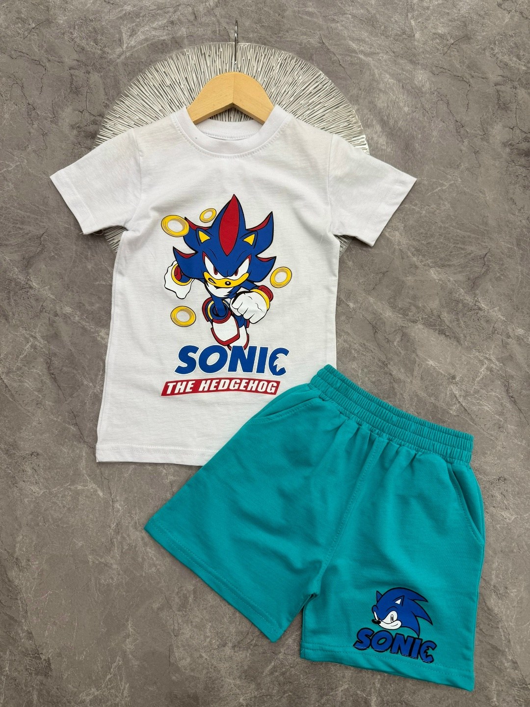 одежда с соником для детей,одежда для мальчика,sonic sonic,комплект одежды,костюм для мальчика