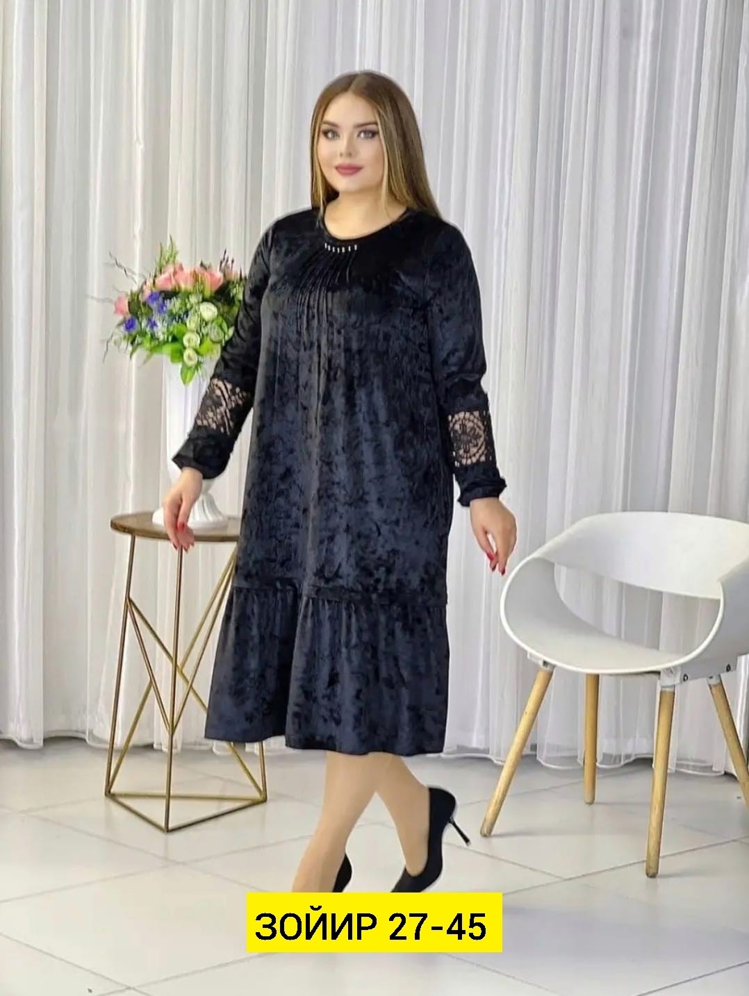 платье женская,платье,нарядное платье,бархатистое платье большого размера avytt fo women,платье миди