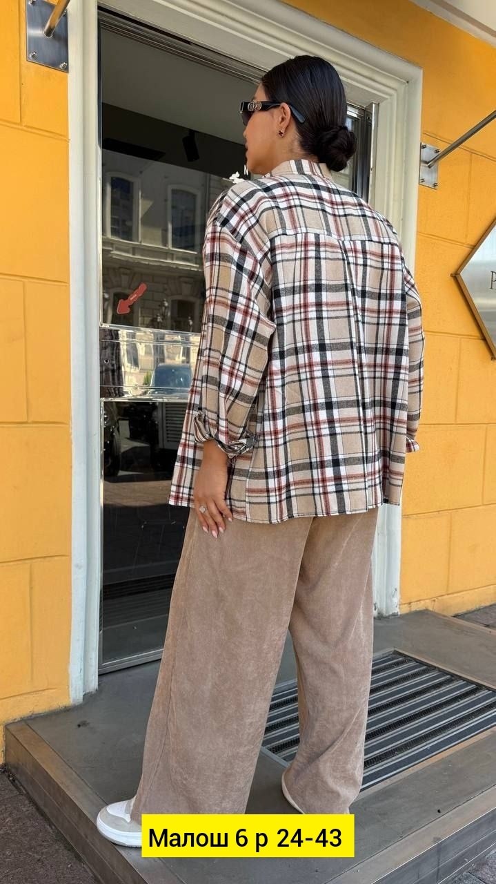 рубашка женская в клетку,рубашка оверсайз в клетку теплая betrendy wear,рубашка оверсайз в клетку,костюм женский,женская рубашка