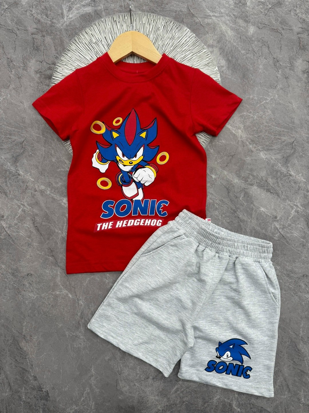 одежда с соником для детей,одежда для мальчика,sonic sonic,комплект одежды,костюм для мальчика
