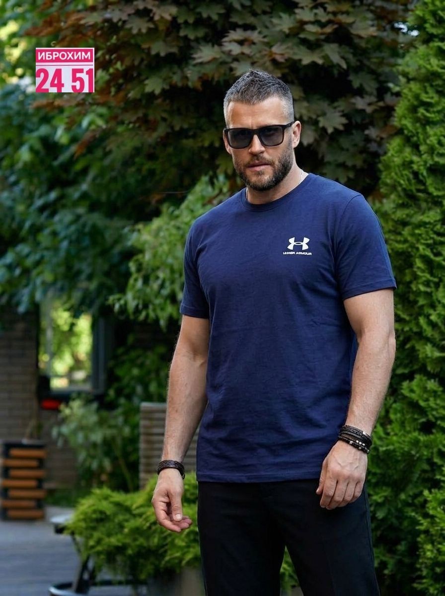 футболка under armour,футболка мужская,футболка спортивная under armour,футболка белая мужская,мужская спортивная футболка