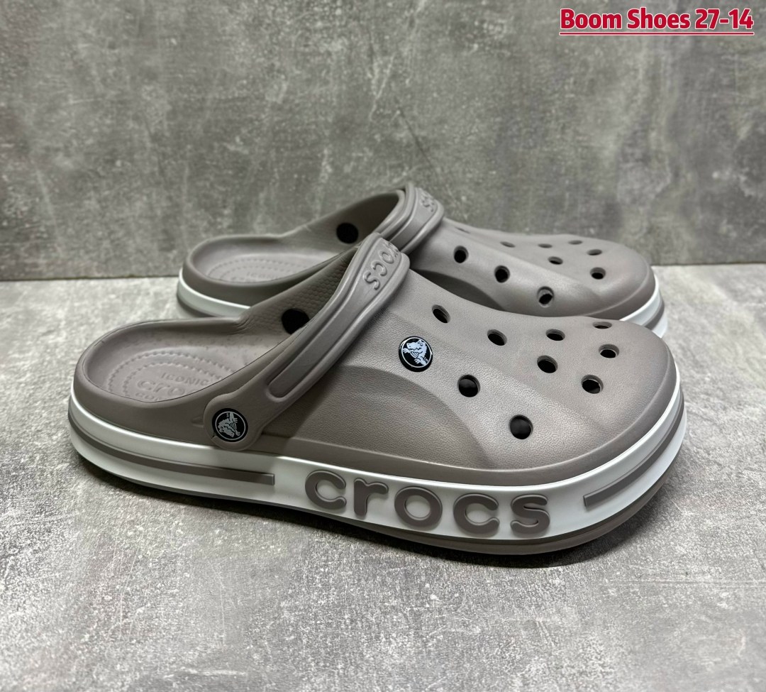 сабо crocs,кроксы мужские,сабо crocs bayaband цвет серый,крокс мужские,