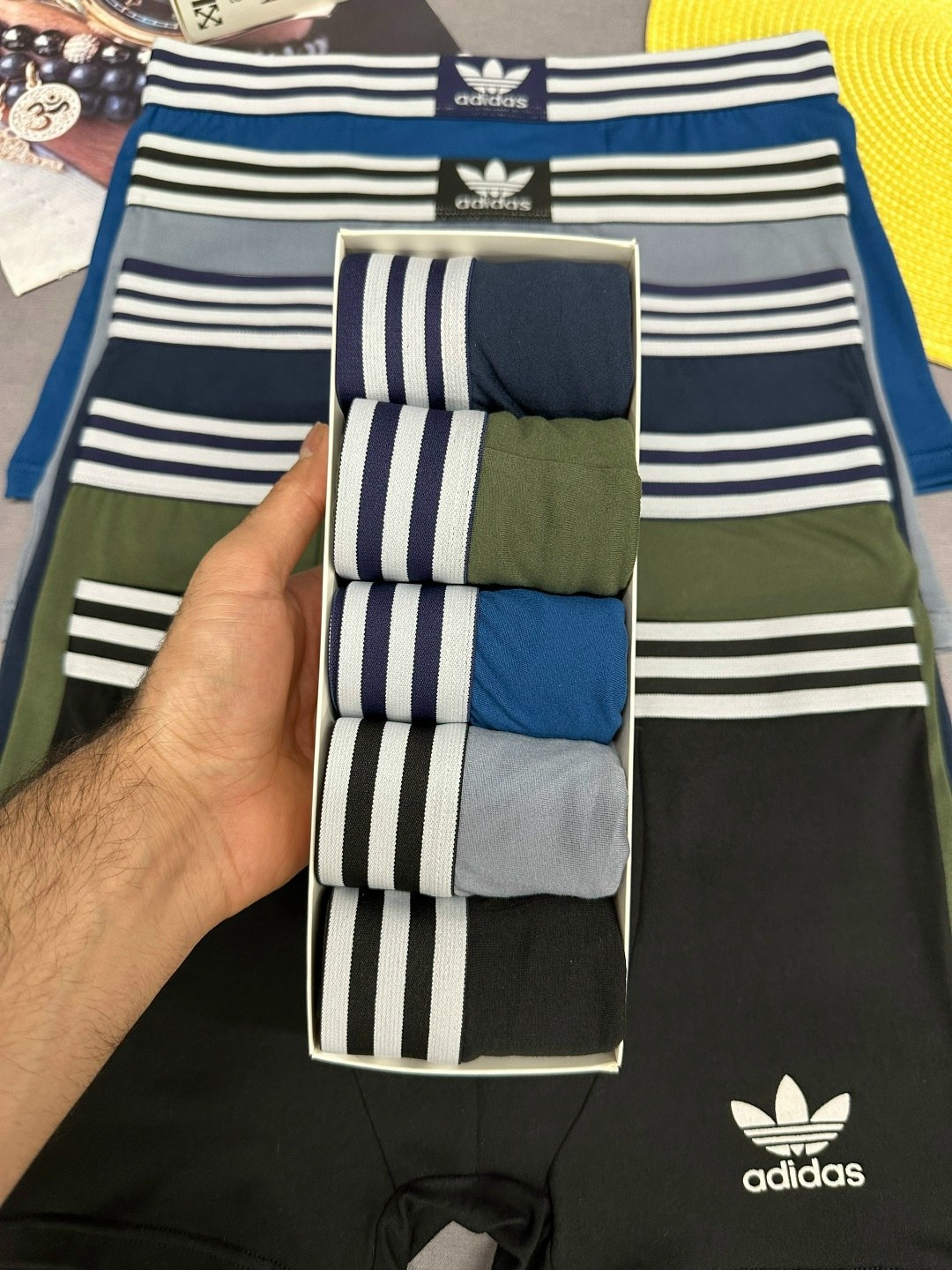 мужские трусы adidas,трусы боксеры adidas,мужские трусы адидас 5 шт,адидас трусы в наборе,трусы мужские адидас