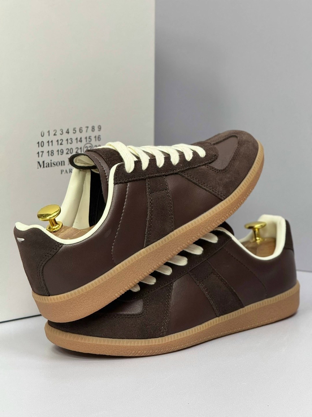 ,кроссовки maison margiela replica,кроссовки maison margiela replica low top,кроссовки maison margiela replica коричневый,maison margiela replica sneakers