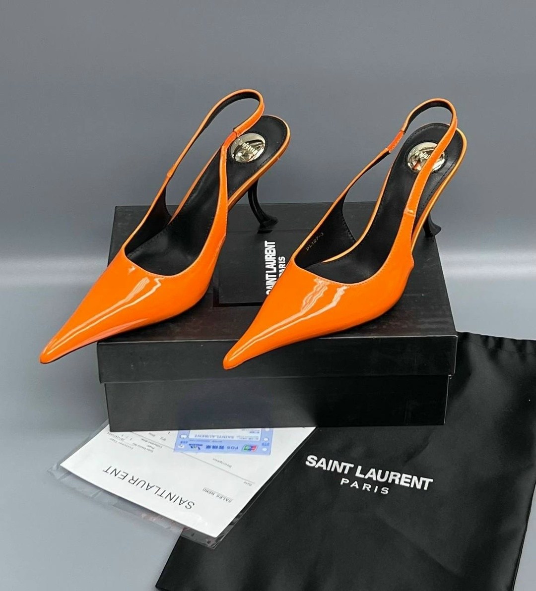туфли yves saint laurent,saint laurent туфли,оранжевые туфли,женская ,casadei оранжевые туфли