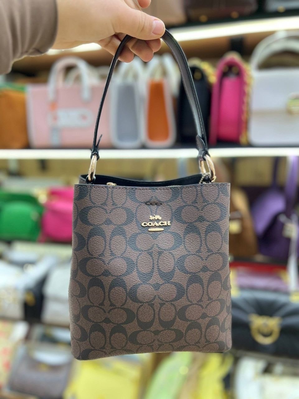 coach женская сумка,сумки,сумка женская coach hobo шоппер канва оригинал,сумка coach,сумки женская