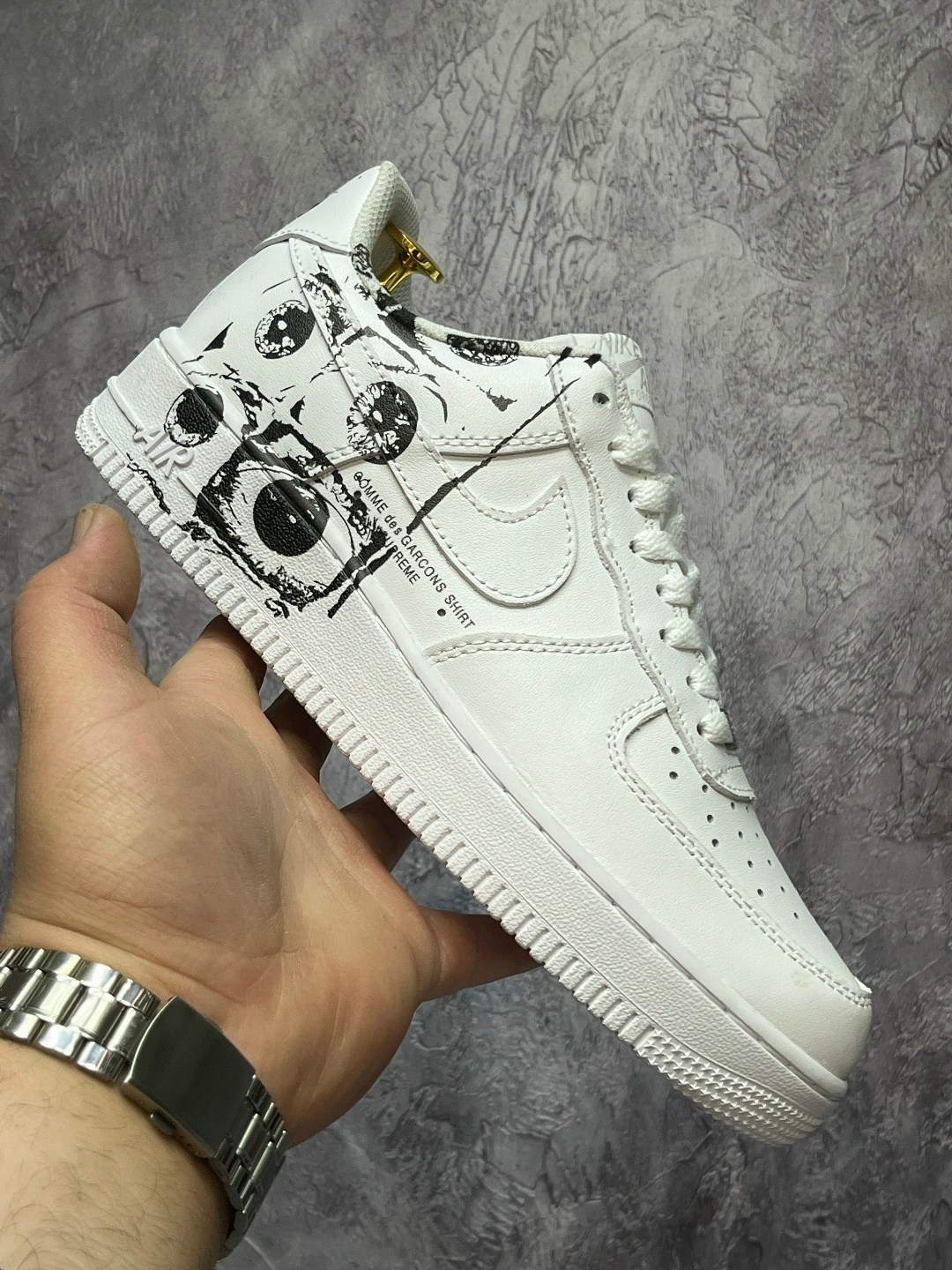 кеды nike air force 1 comme des garcons x supreme,nike air force 1 cdg x supreme,кроссовки nike air force 1 supreme,nike air force 1 supreme comme des garcons,кроссовки