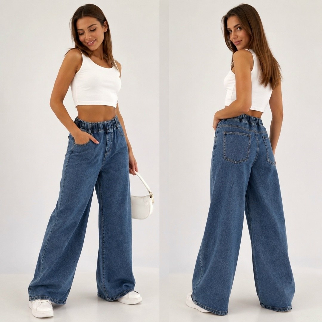 джинсы широкие,женские джинсы,джинсы широкие с высокой посадкой dh fashion,джинсы брюки,модные джинсы