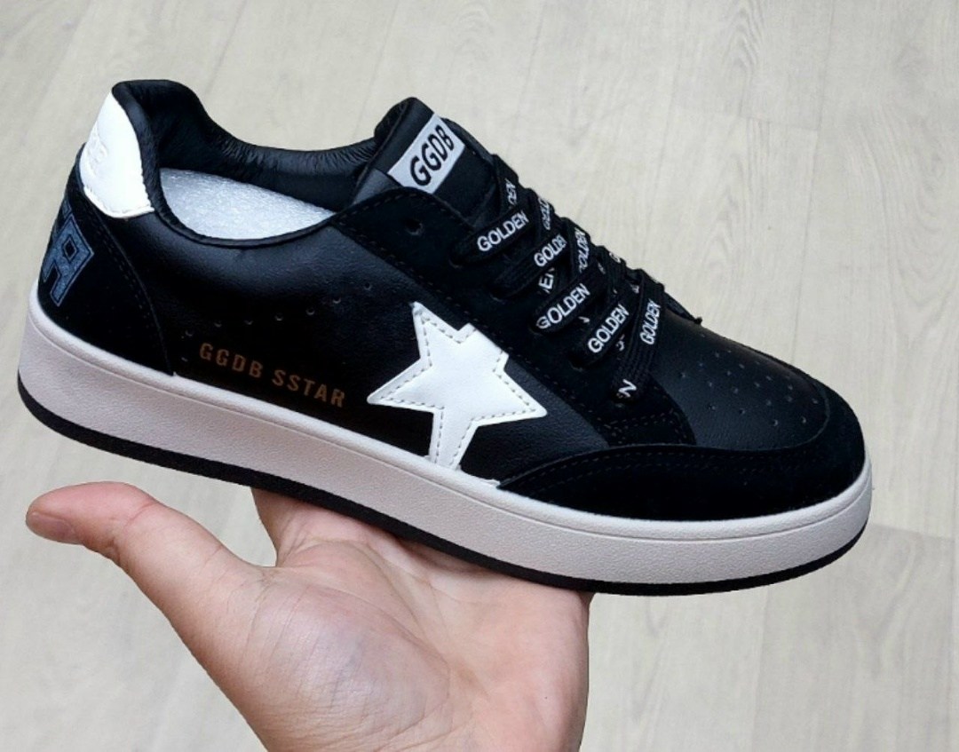 ,кроссовки golden goose,golden goose кеды hi star на платформе черный,кеды golden goose,golden goose