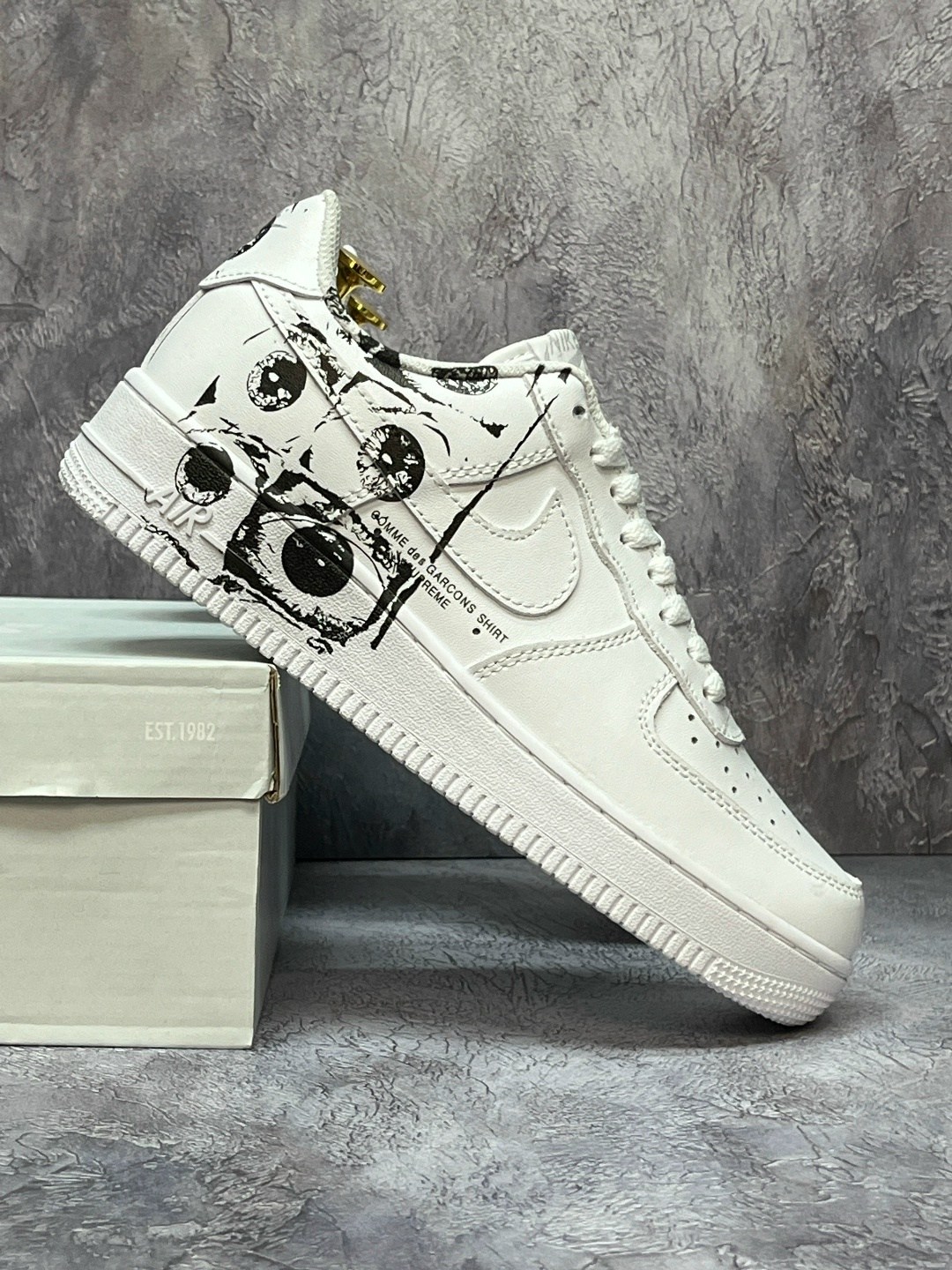 кеды nike air force 1 comme des garcons x supreme,nike air force 1 cdg x supreme,кроссовки nike air force 1 supreme,nike air force 1 supreme comme des garcons,кроссовки