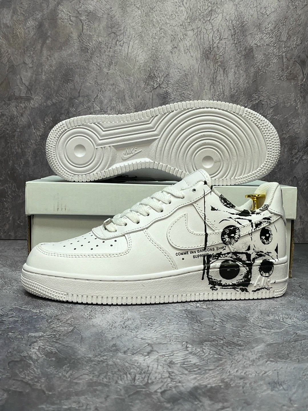 кеды nike air force 1 comme des garcons x supreme,nike air force 1 cdg x supreme,кроссовки nike air force 1 supreme,nike air force 1 supreme comme des garcons,кроссовки
