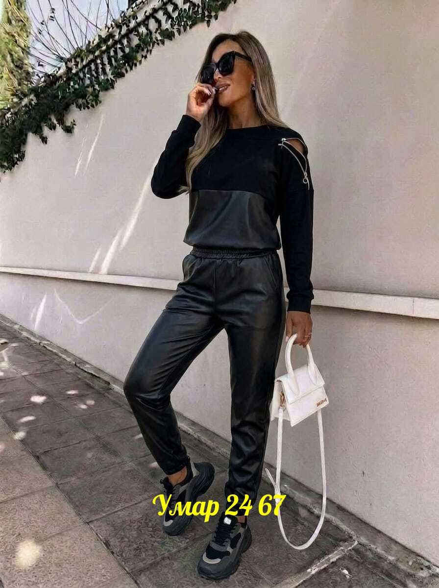 костюм из экокожи женский,костюм из экокожи,костюм двойка эко-кожа,костюм из экокожи женские брючные,модные костюмы