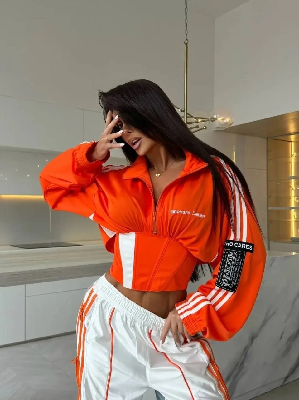 shift orange adidas tracksuit,спортивная мода,спортивные костюмы,adidas firebird tracksuit orange,женский спортивный костюм