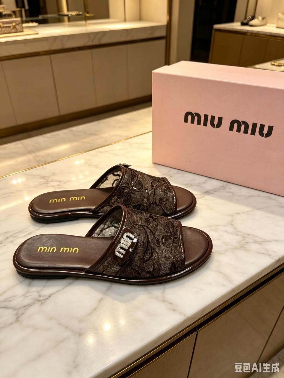 шлепанцы miu miu,кожаные шлепанцы miu miu,тапочки miu miu,,шлепанцы женские