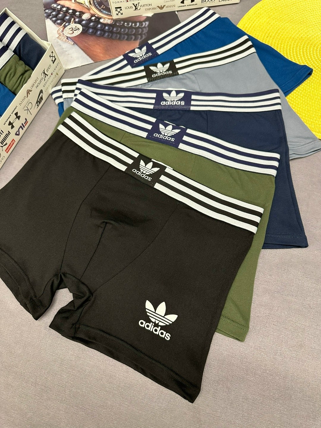 мужские трусы adidas,трусы боксеры adidas,мужские трусы адидас 5 шт,адидас трусы в наборе,трусы мужские адидас