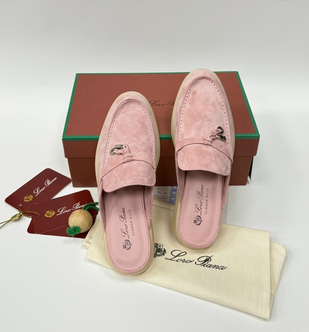 мюли loro piana,женские замшевые мюли loro piana бежевые,лоферы loro piana женские,замшевые женские лоферы loro piana розовые,мюли замшевые