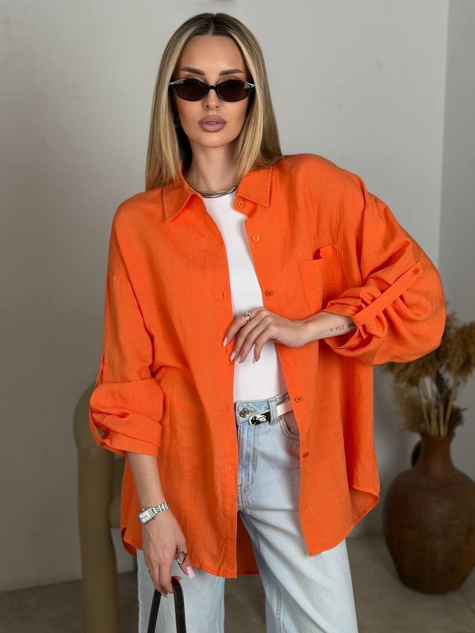 рубашка коричневая oversize happiness istanbul,рубашка женская kinfolk clothes оверсайз коричневая l,рубашка коричневая,коричневая рубашка женская,рубашка оверсайз