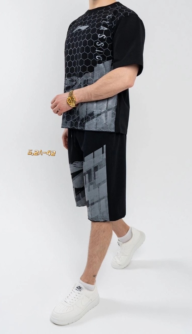 мужской спортивный костюм летний,мужская футболка белая,cпортивный костюм летний шорты майка,мужская футболка