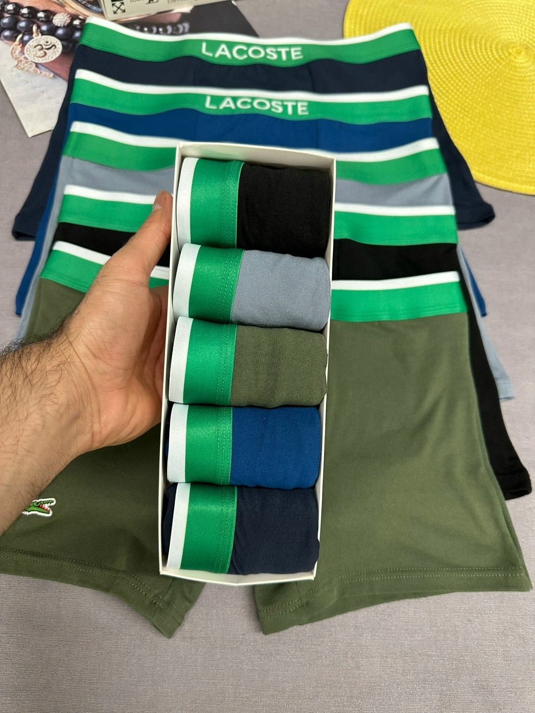 набор мужских трусов lacoste,комплект трусов боксеры lacoste,трусы мужские боксеры набор 5 шт lacoste,трусы мужские lacoste,трусы lacoste