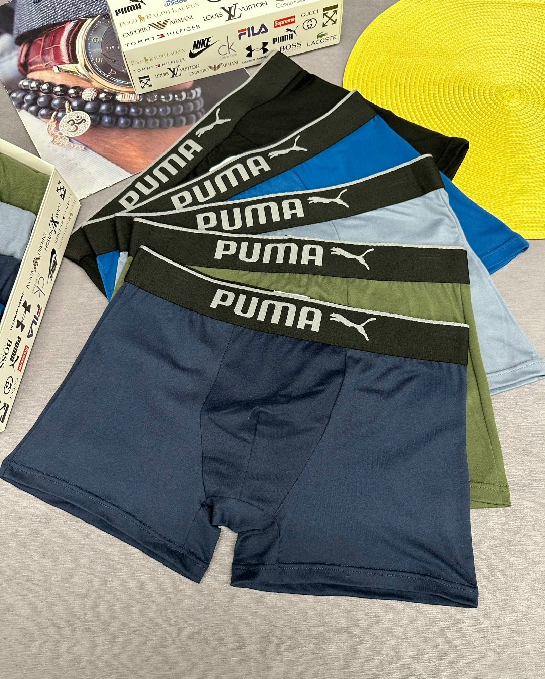 трусы мужские puma,трусы puma,трусы пума мужские боксеры,трусы боксеры puma,мужской набор трусов