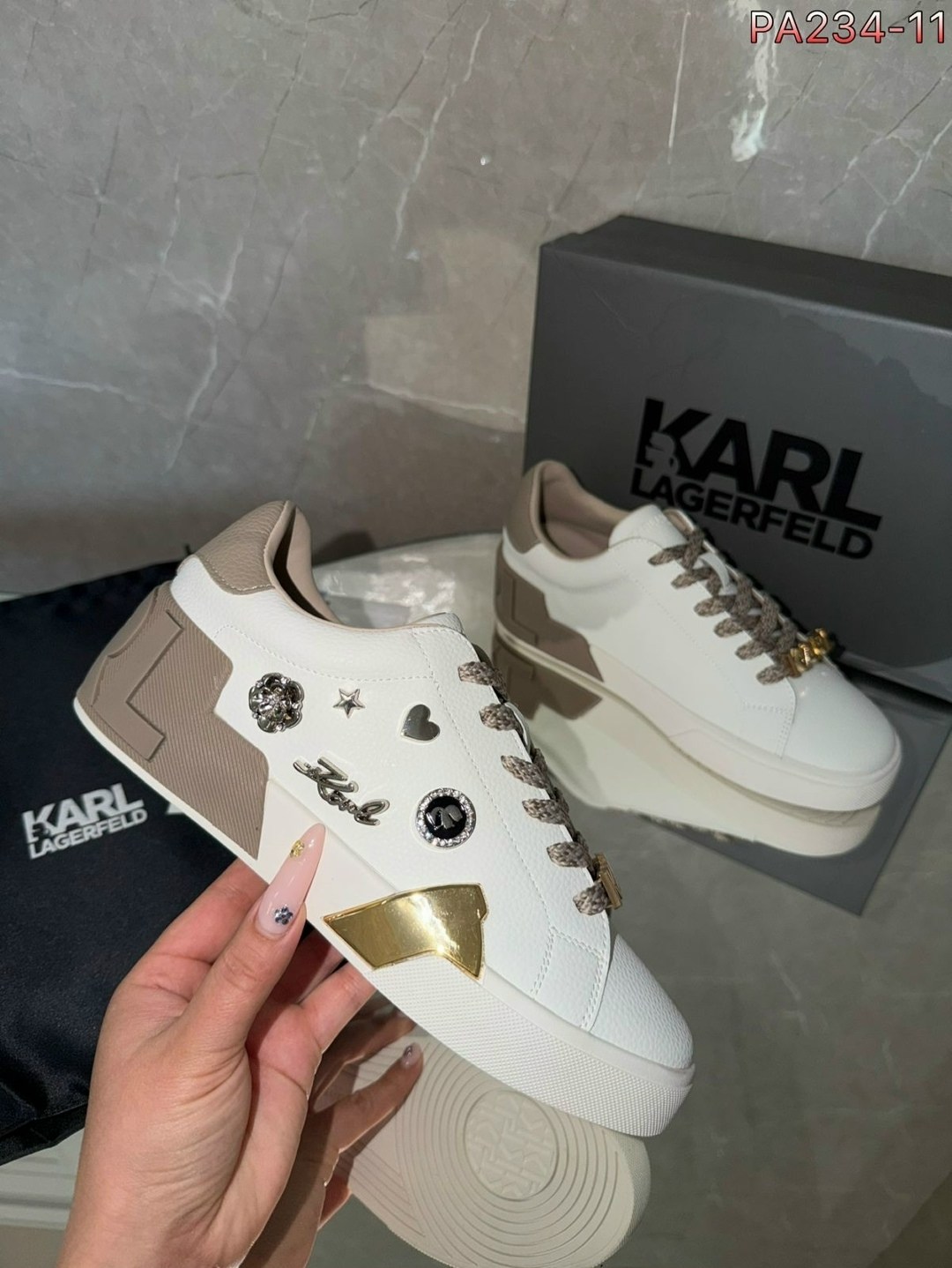 кеды karl lagerfeld,,кроссовки karl lagerfeld,кроссовки cate pins на шнуровке karl lagerfeld белый,кроссовки карл лагерфельд женские белые