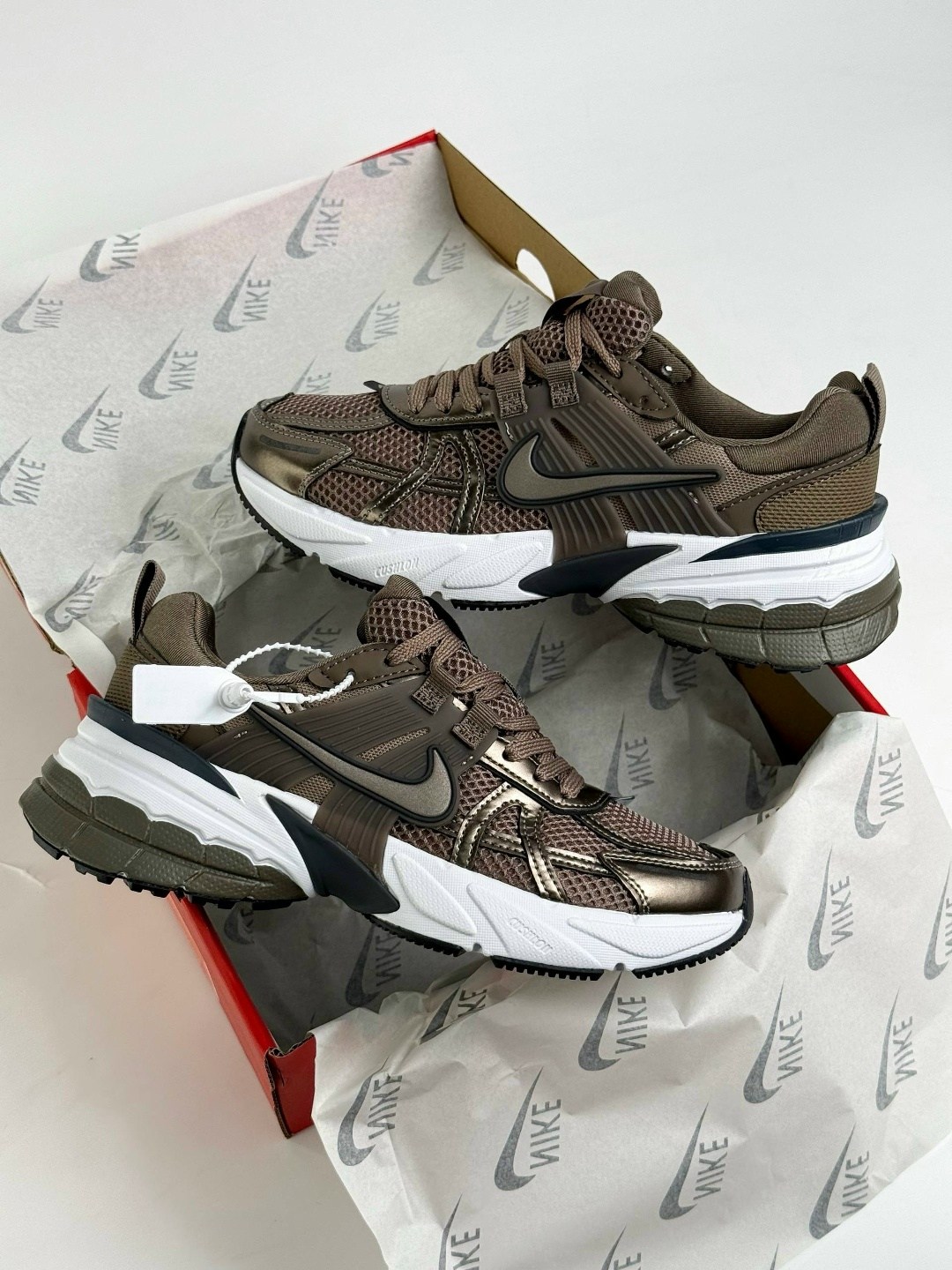 кроссовки nike,кроссовки nike v 2 k run,женские повседневные кроссовки nike v2k run коричневый,женские кроссовки nike,женские кроссовки