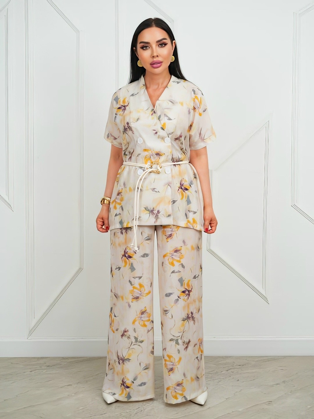 брючный костюм,брючный костюм нарядный adele royal collection,костюм с брюками,костюм женский,костюм в пижамном стиле