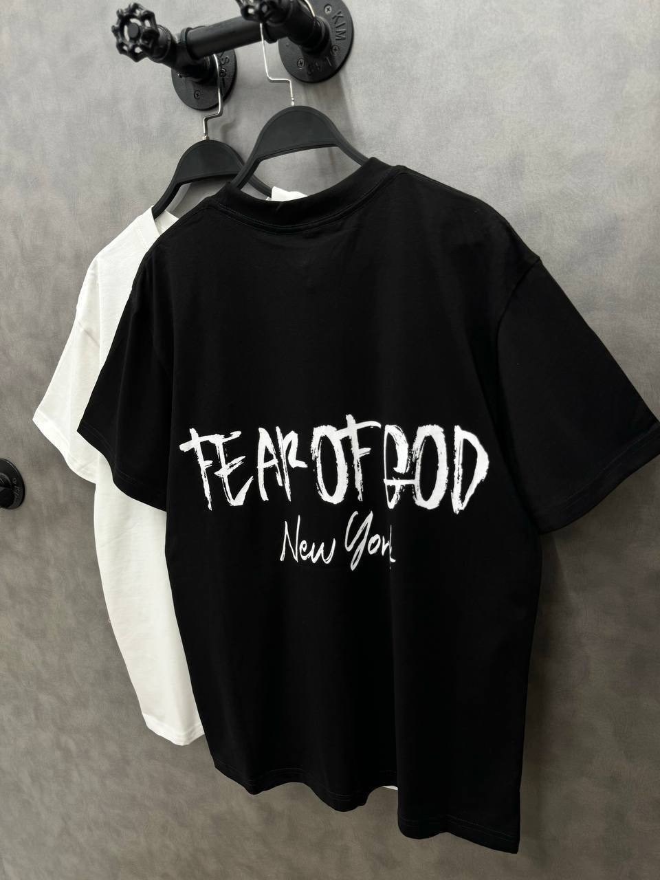 футболка fear of god,футболка,мужская футболка,футболка оверсайз