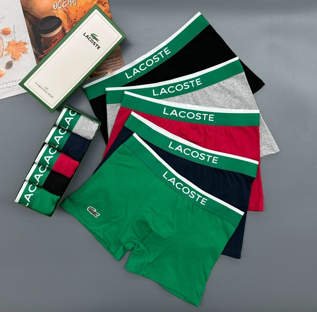 комплект трусов боксеры lacoste,набор трусов lacoste,набор мужских трусов lacoste,трусы lacoste,трусы мужские lacoste