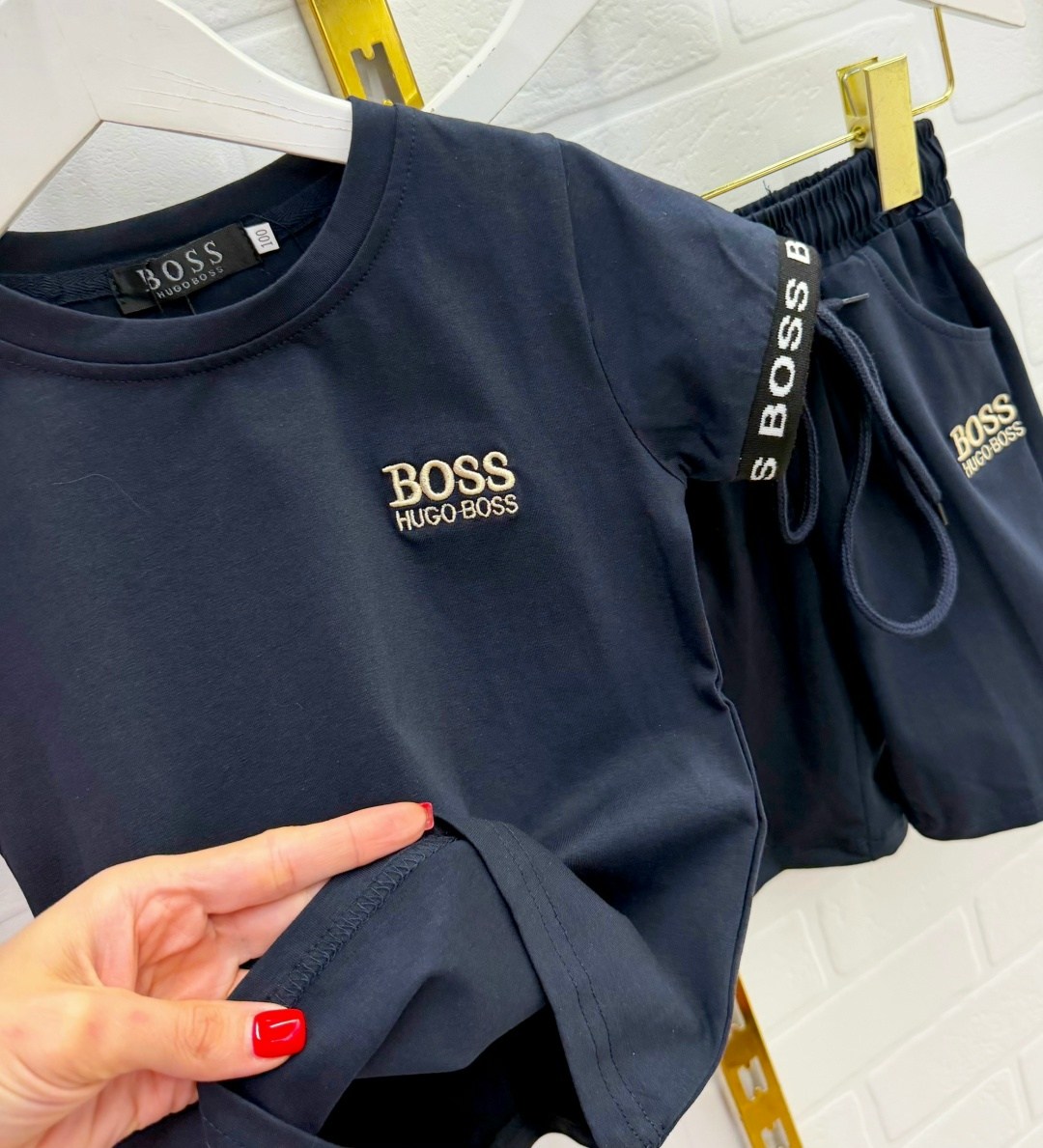 шорты хуго босс,футболка с короткими рукавами и логотипом boss,boss shorts,boss hugo boss,шорты для мальчик