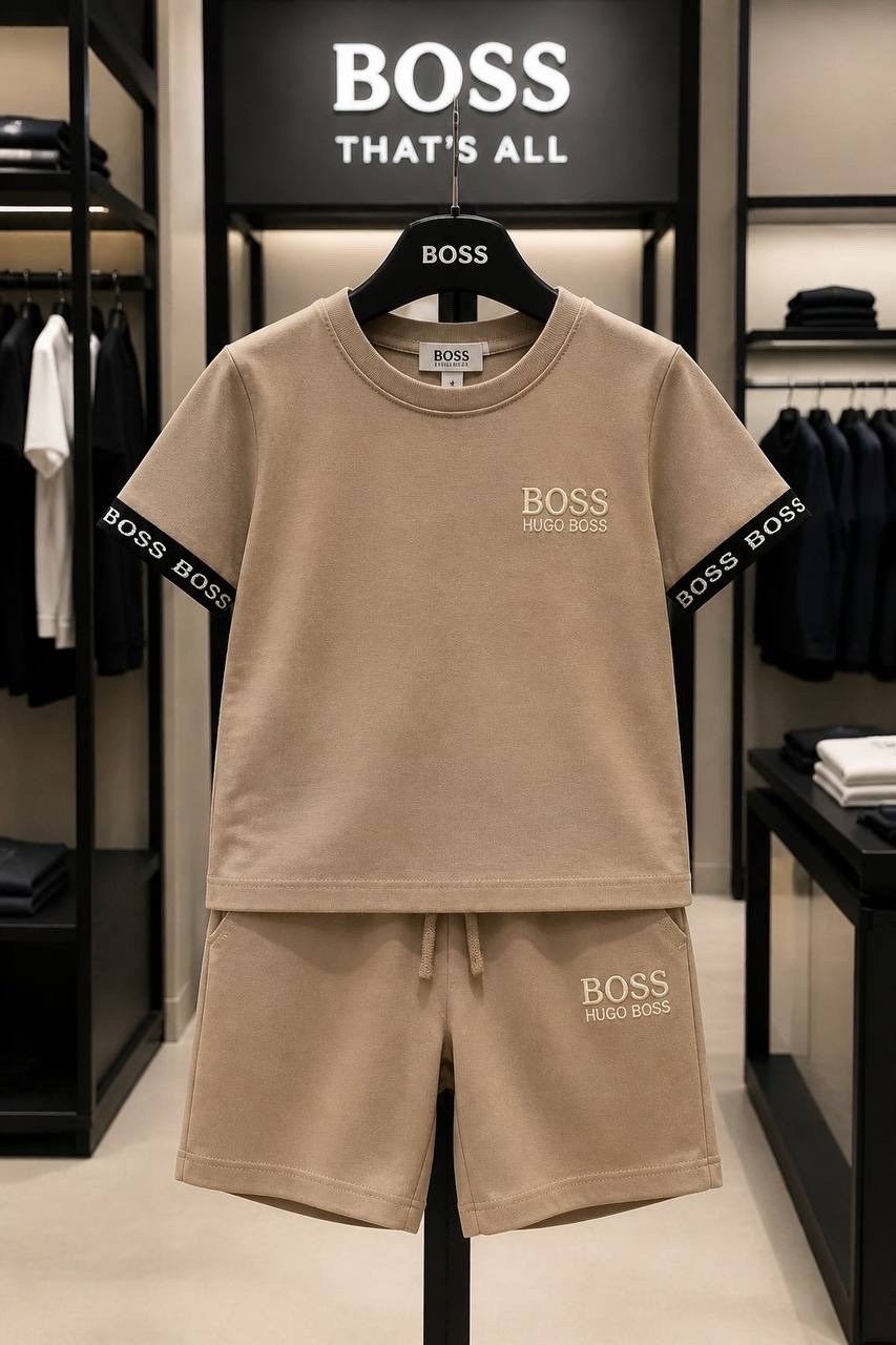 одежда для мальчика,комплект одежды boss,летний костюм для мальчика,комплект для детей,костюм для мальчика