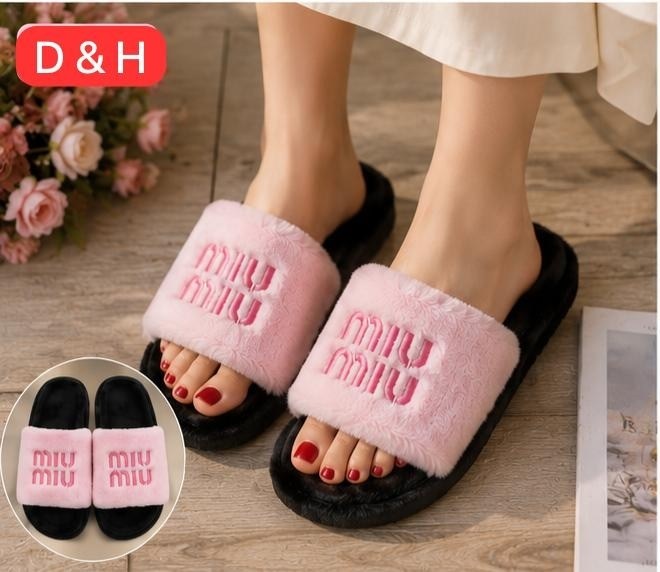 ,тапочки miu miu,тапочки женские,тапочки домашние женские,домашние тапочки